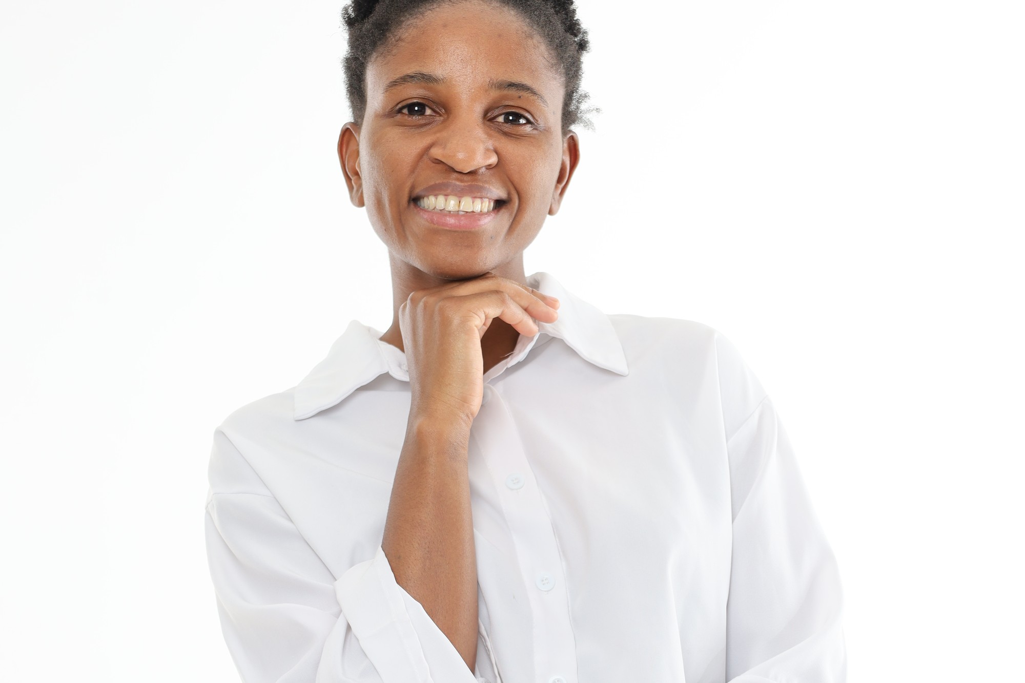 A smiling South African woman who tutors with Apex Academic Centre
